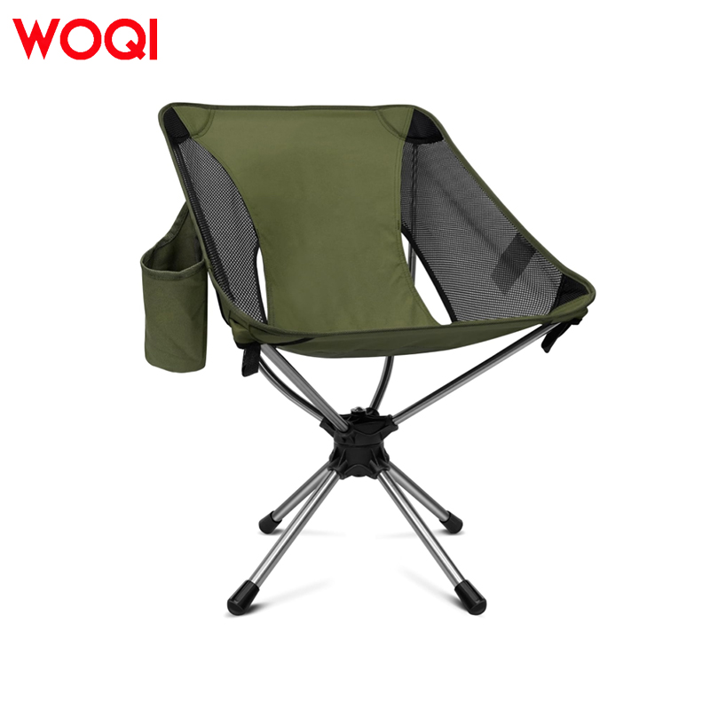 WOQI 360° swivel folding chair for adults