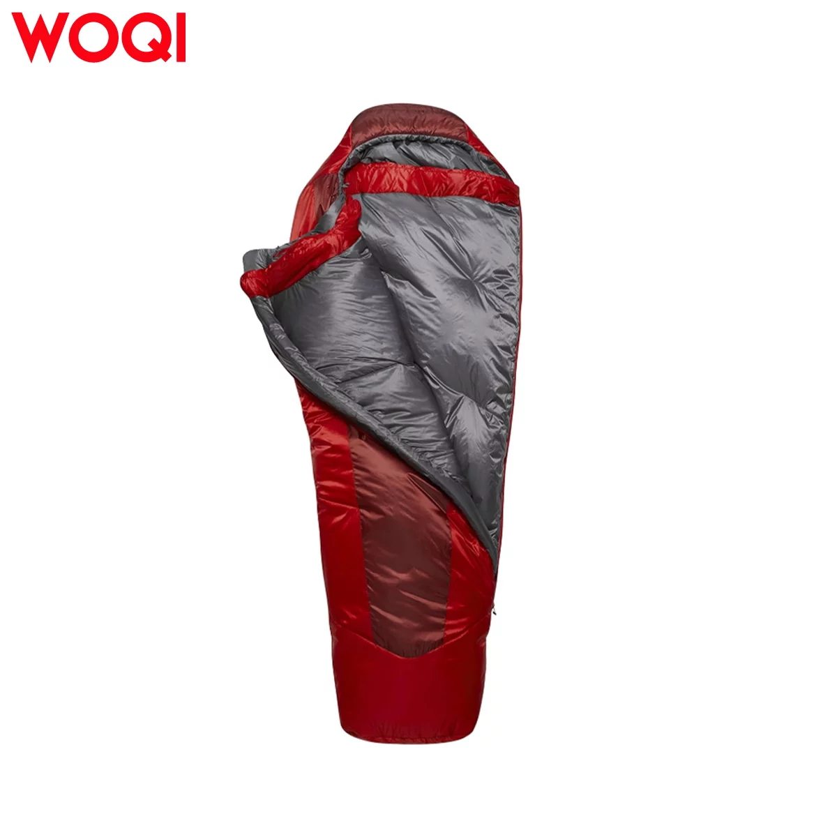WOQI  Tactical Red Sleeping Bag for Camping