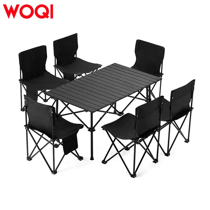 WOQI Outdoor Foldable Garden Table and Chair