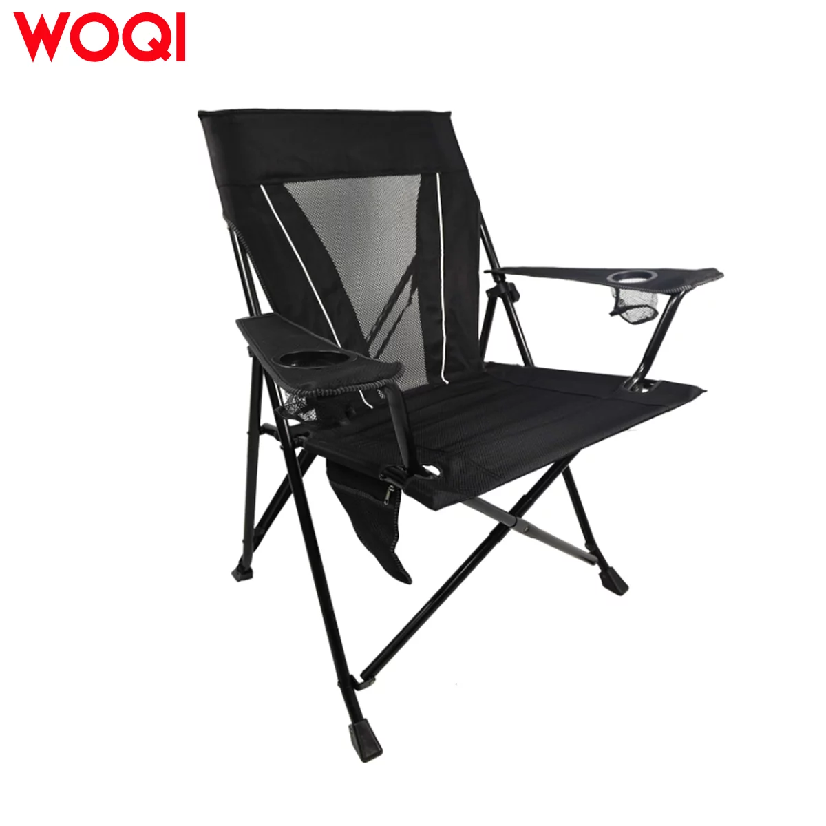 WOQI Dual Lock Portable Camping Chair – Supports Up to 400lbs