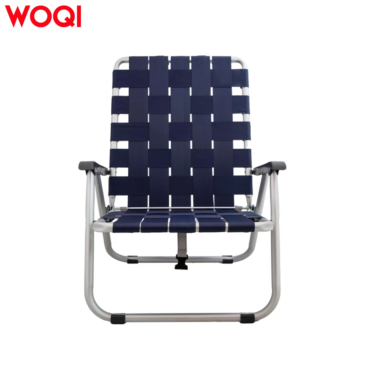 WOQI Low Webbed Beach Chair with Backpack Straps