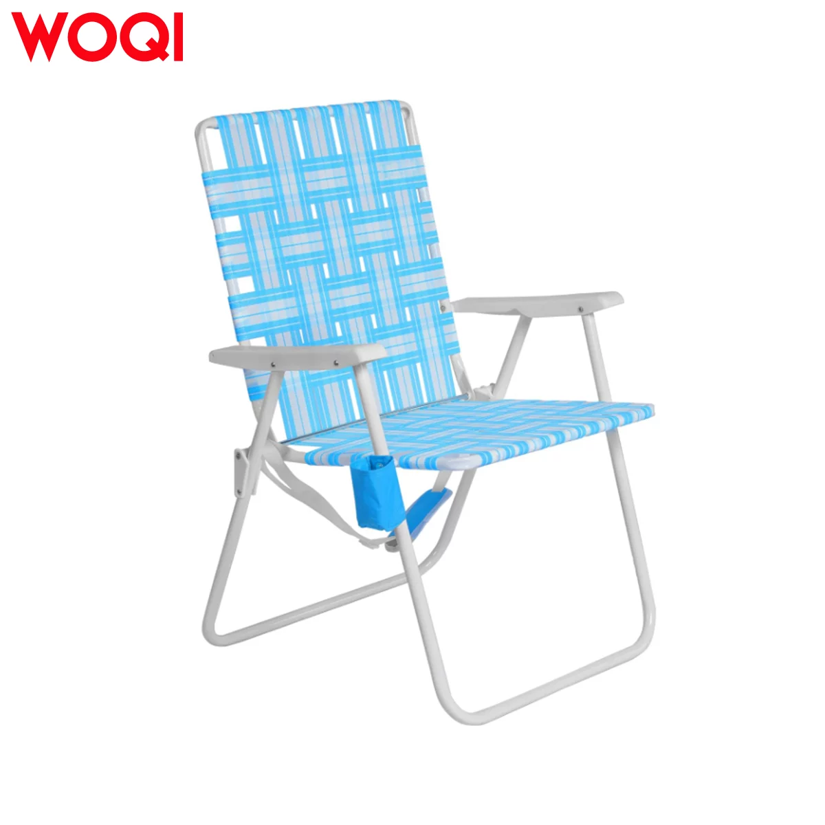 WOQI Folding Beach Chair Lightweight with High Back