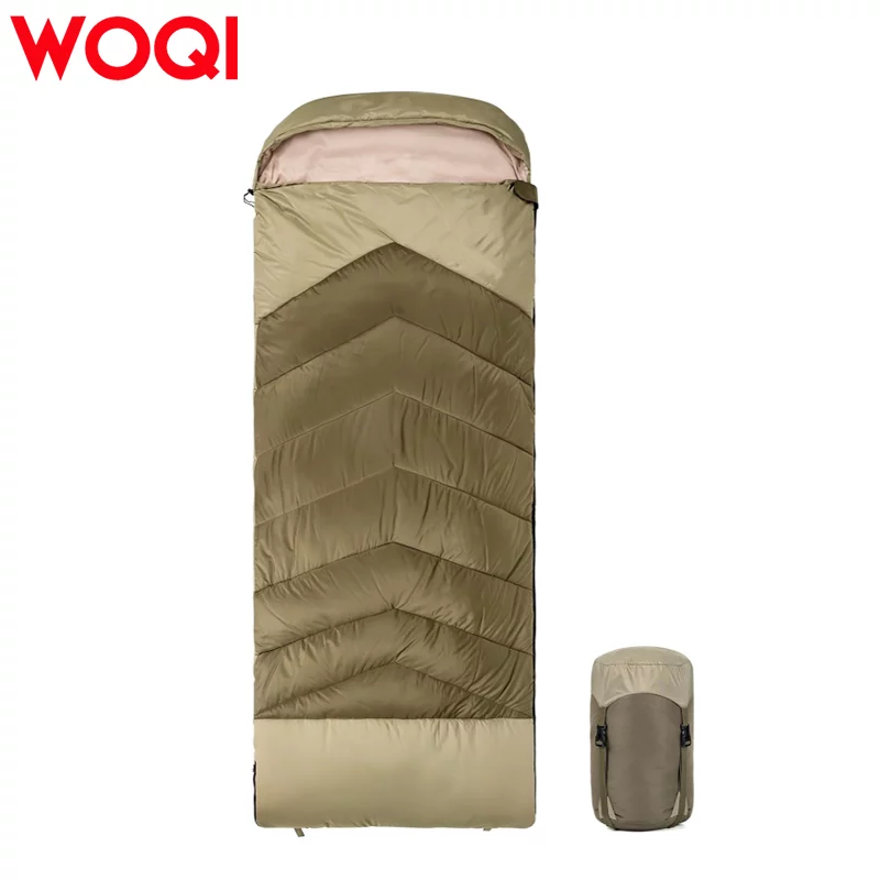 WOQI Sleeping Bag 3 Season Extra-Wide Warm
