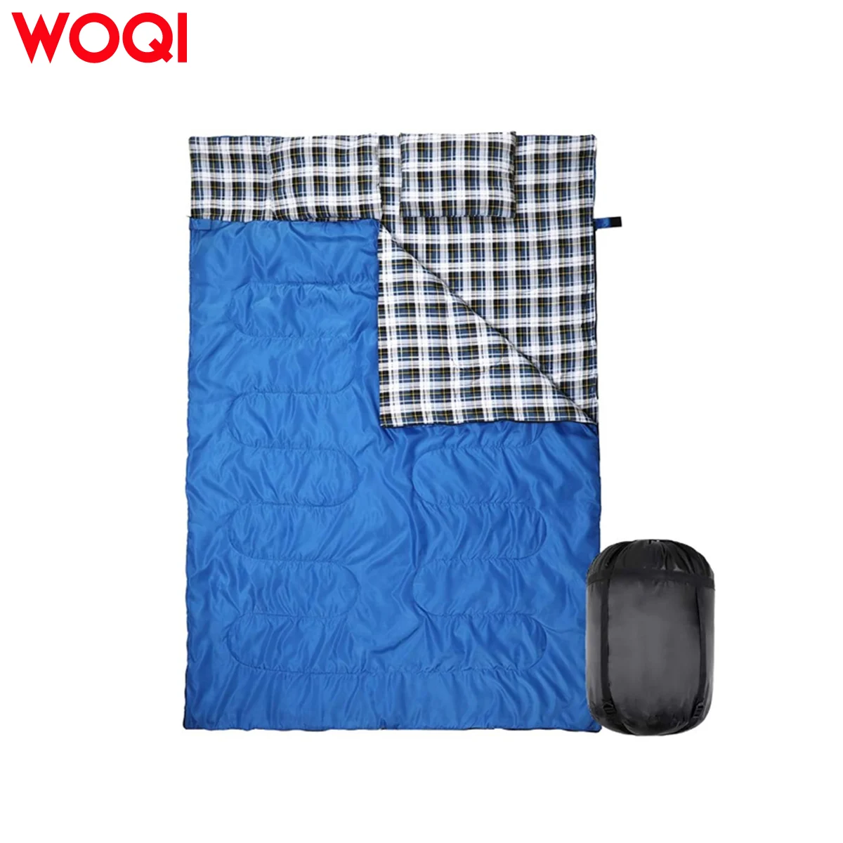 WOQI Wide Cotton Flannel Lined Sleeping Bags