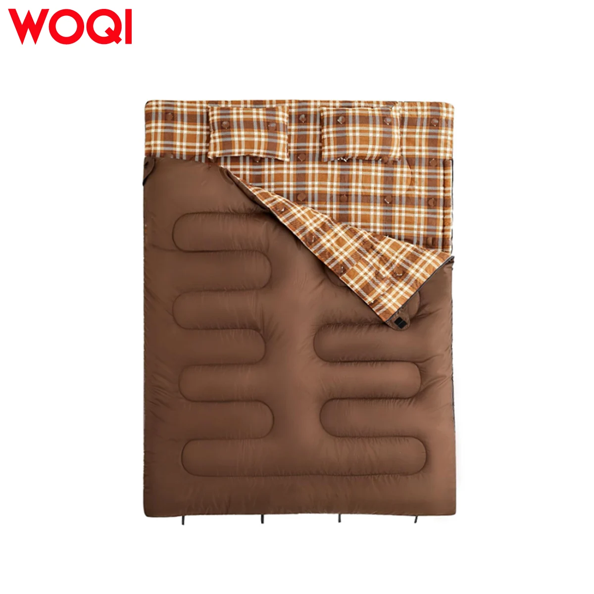 WOQI Waterproof Lightweight Flannel Sleeping Bag