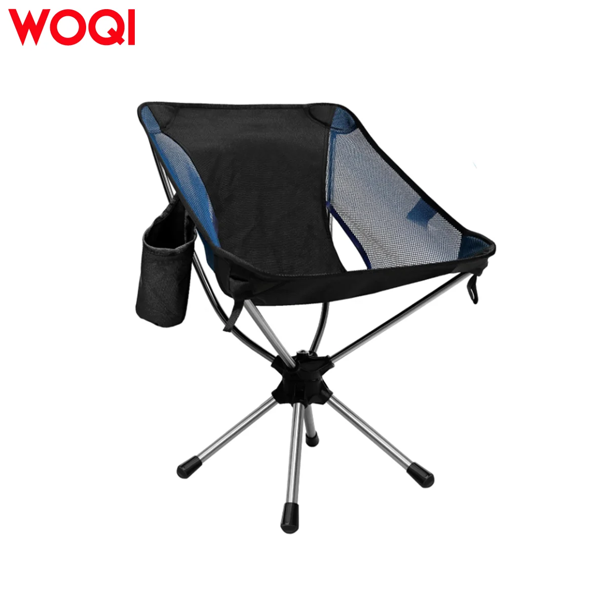 WOQI Camping Portable Aluminum Alloy Swivel Chair