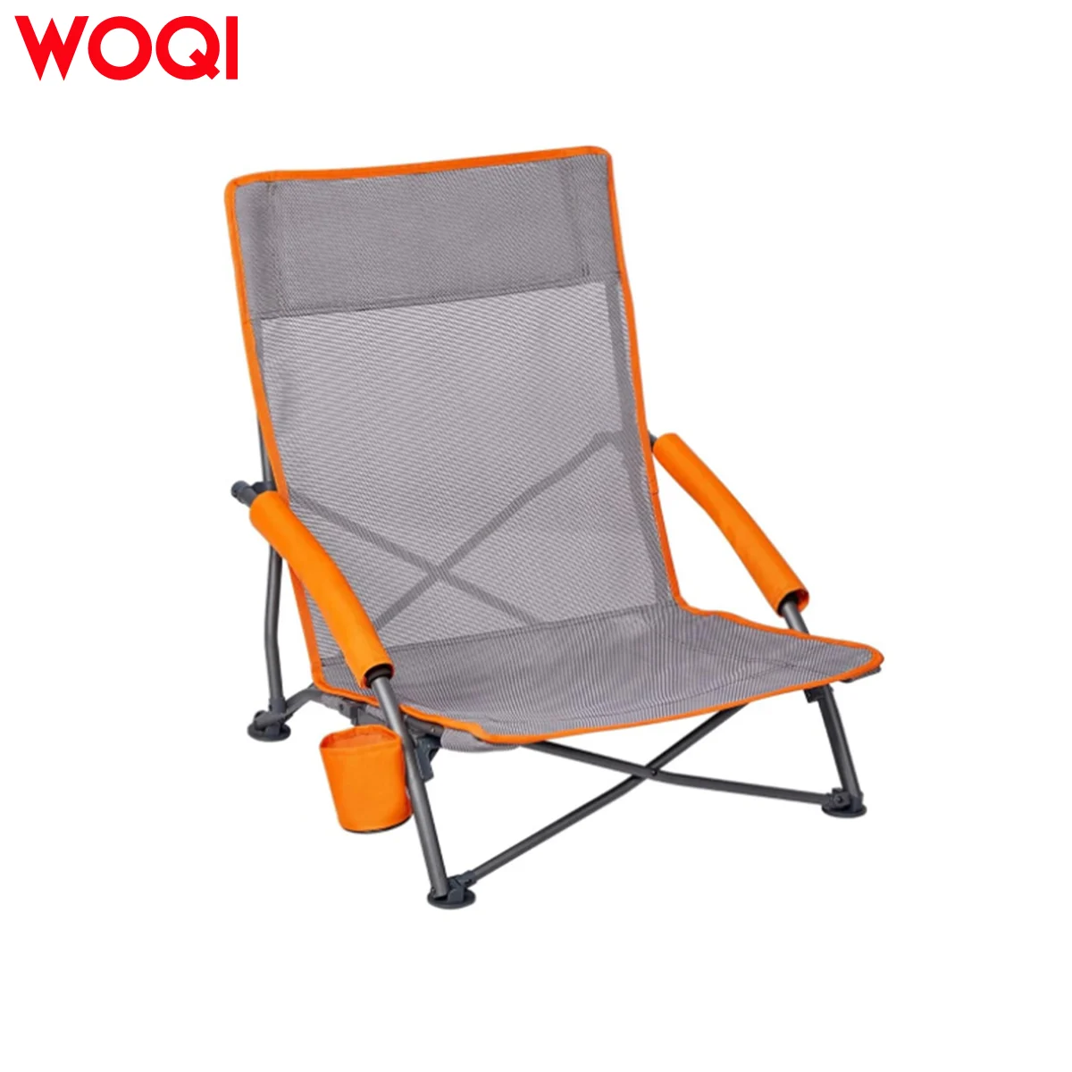 WOQI lightweight camping chair with a 150kg weight capacity