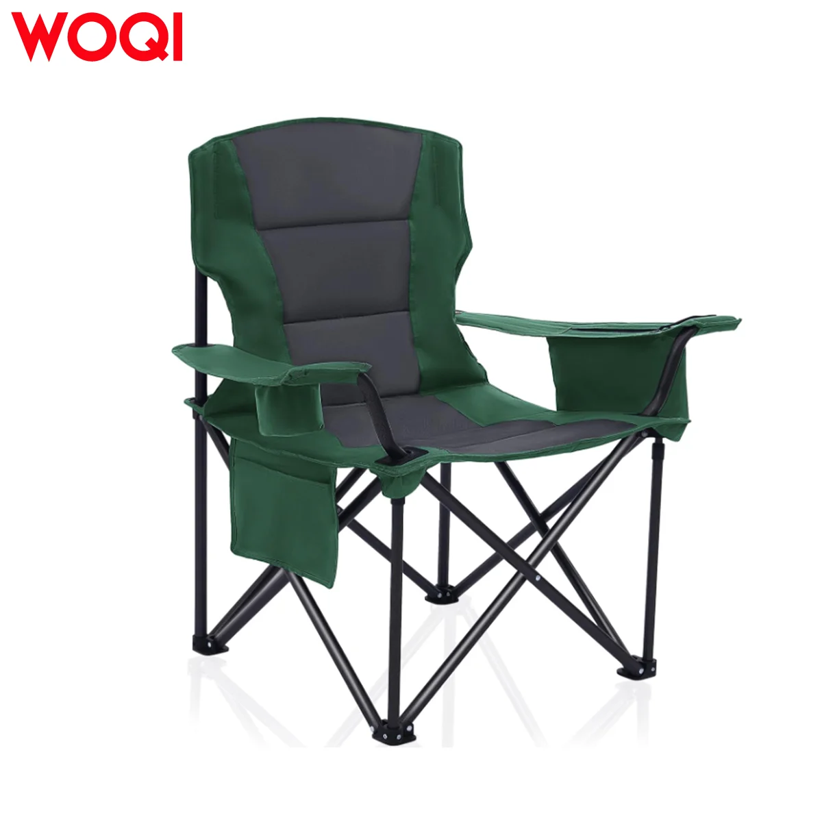 WOQI Portable outdoor chair with padded backrest