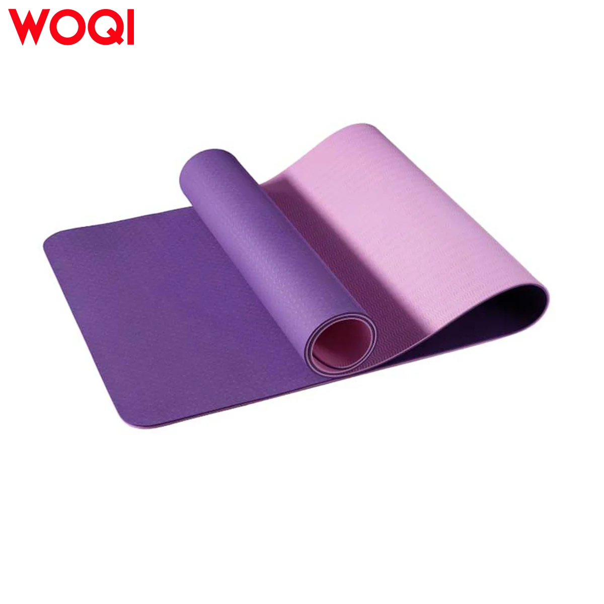 WOQI yoga mat with carrying strap