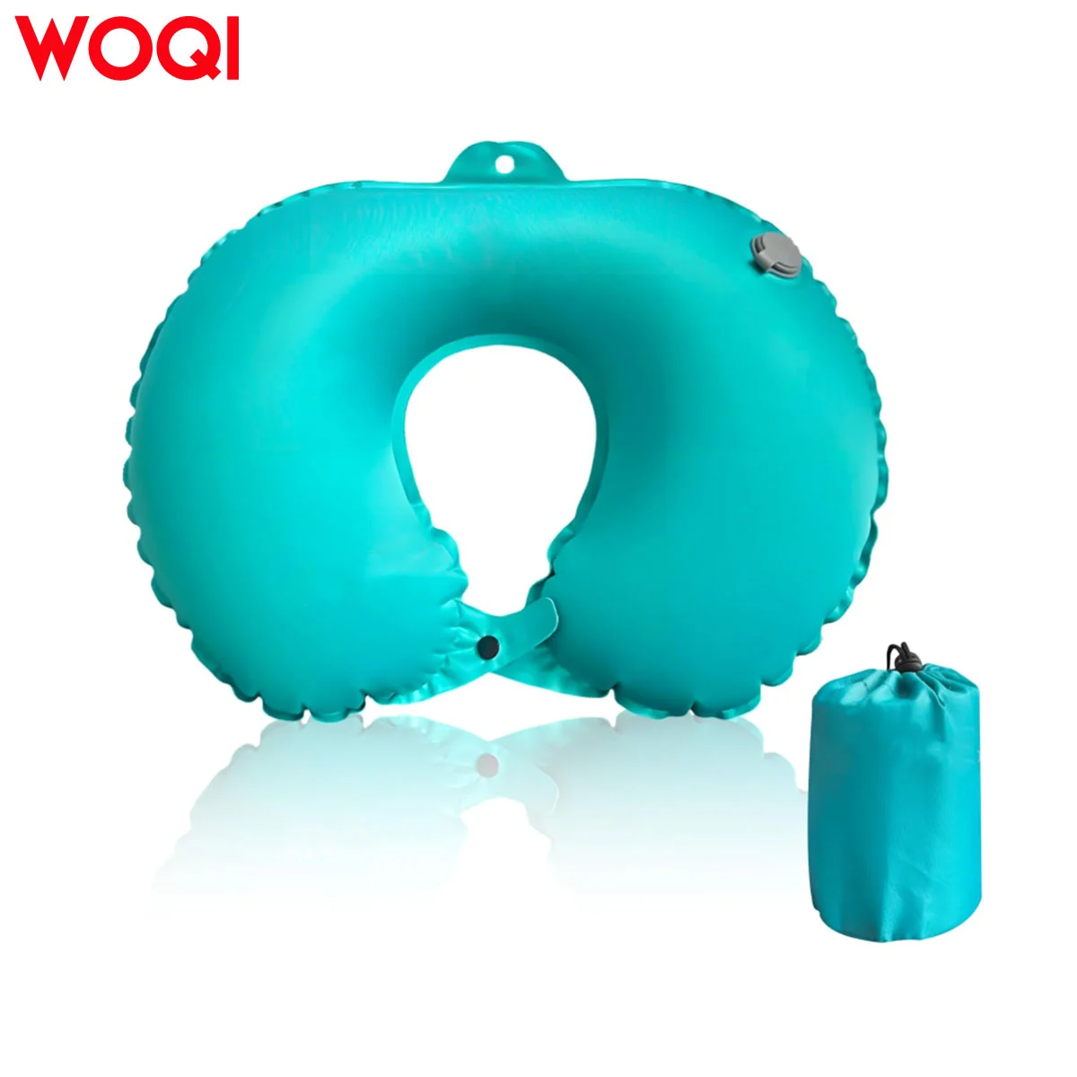 WOQI Portable Self-Inflating Neck Pillow