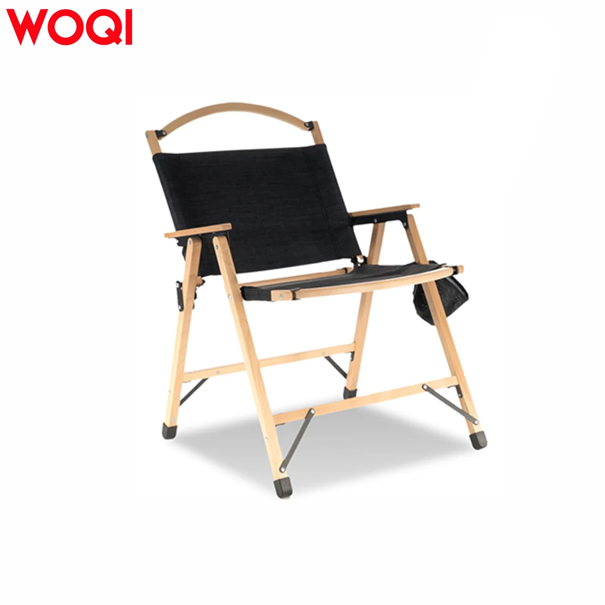 WOQI Wood Frame Outdoor Ultra Light Portable Folding Chair