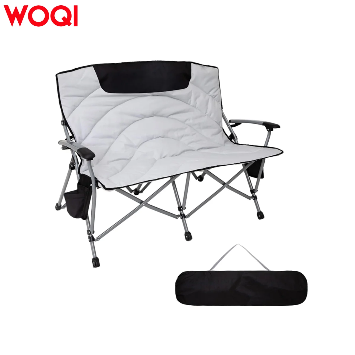 WOQI Heavy-duty double folding chair for adults
