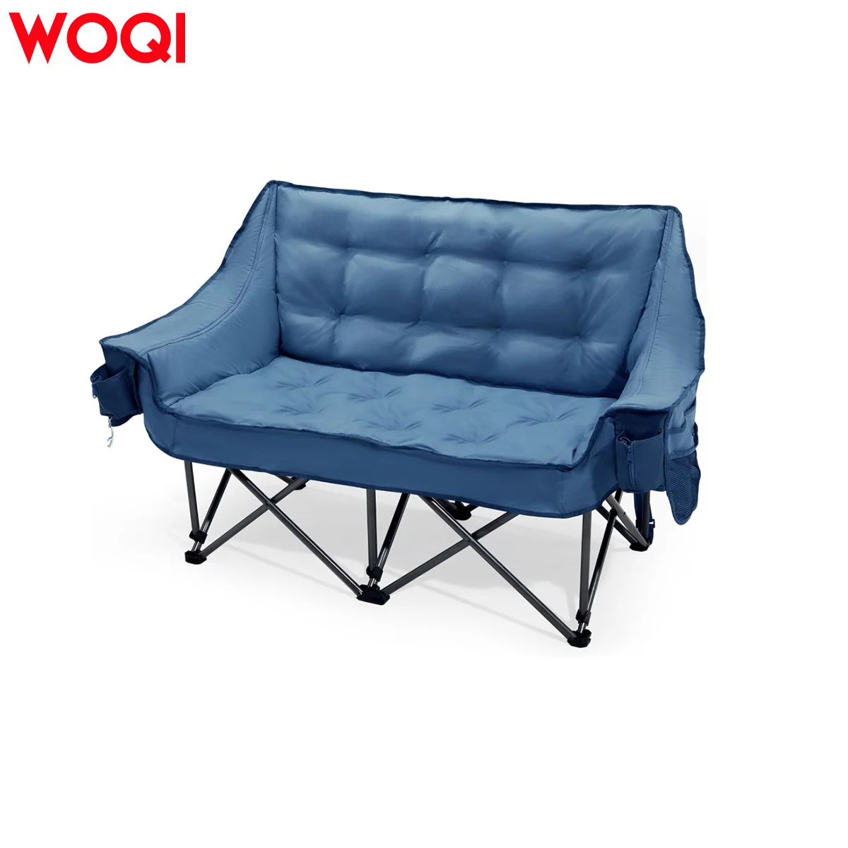 WOQI Camping lawn double folding chair