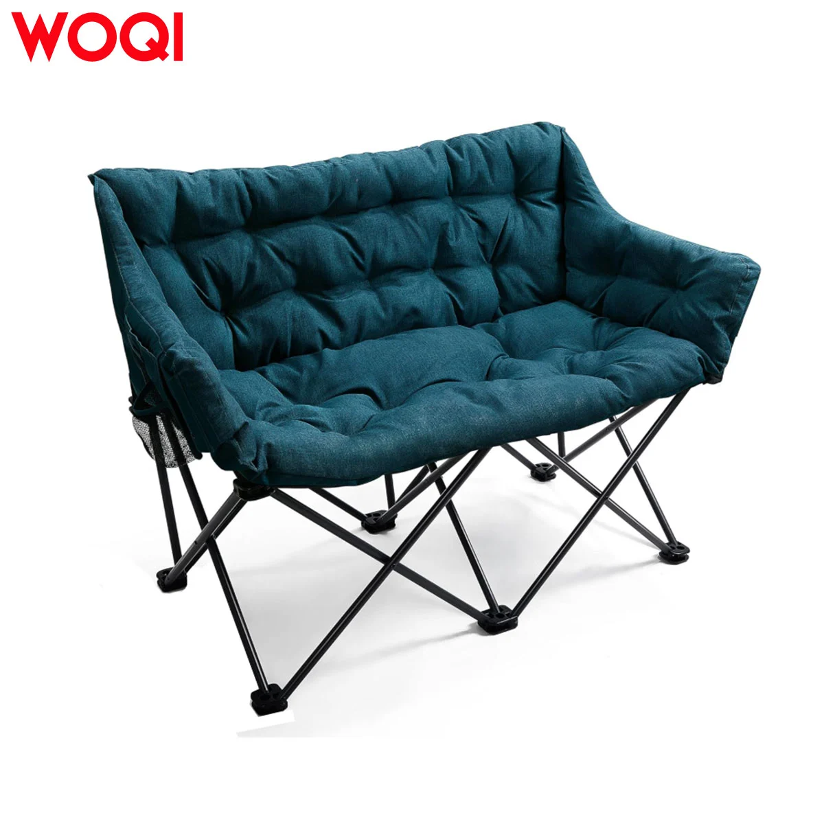 WOQI Double outdoor lawn and beach portable folding chair