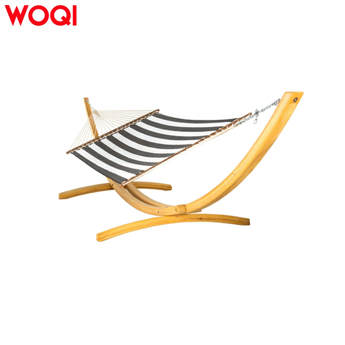 WOQI Curved wooden hammock frame