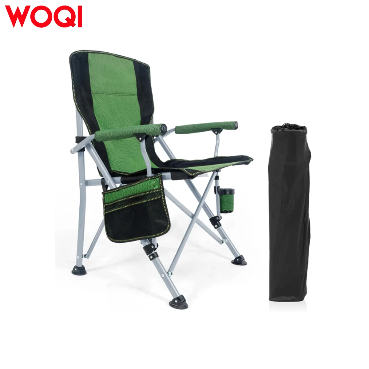 WOQI Foldable outdoor chair with cup holder