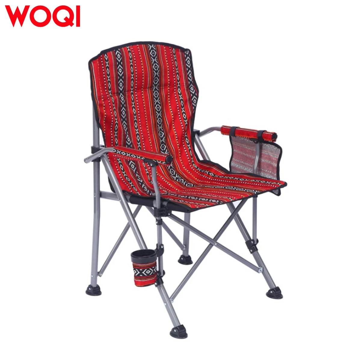 WOQI Portable outdoor chair with cup holder