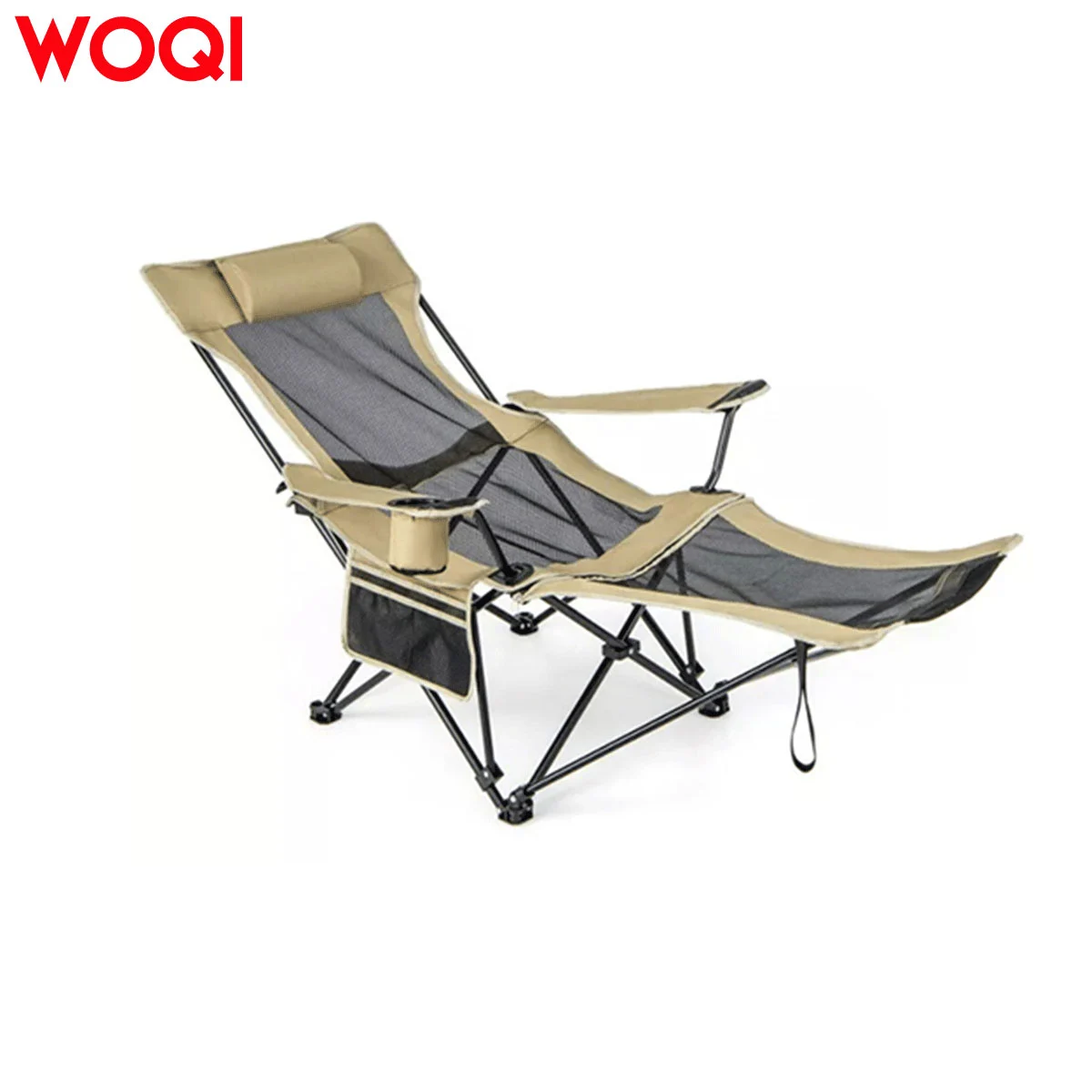 WOQI Portable Lounge Chair with Removable Foot Rest