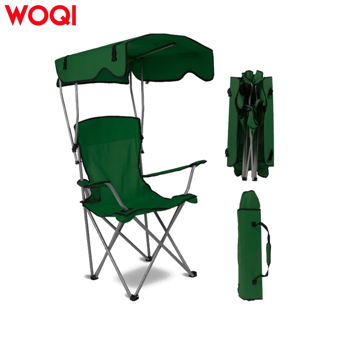 WOQI Beach Chair with Shade Canopy