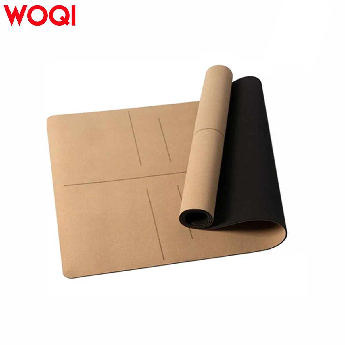 WOQI Cork TPE Yoga Mat