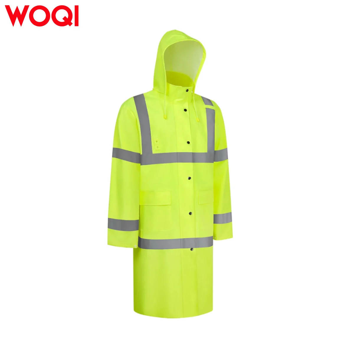 WOQI waterproof hooded raincoat