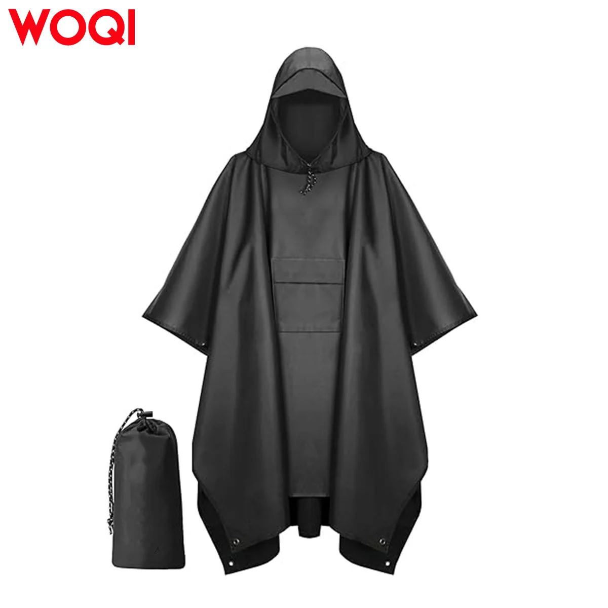 WOQI Portable hooded raincoat